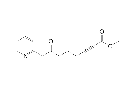 Methyl 7-oxo-8-(pyridin-2-yl)oct-2-ynoate