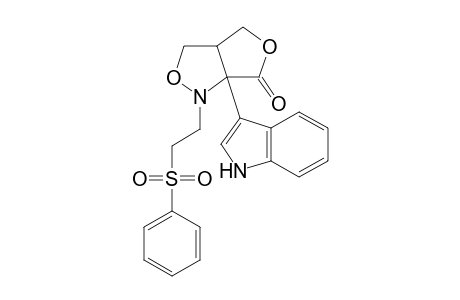 1-(3'-indolyl)-2-(2'-phenylsulfonylethyl)-8-oxo-2-aza-3,7-dioxabicyclo[3.3.0]octane