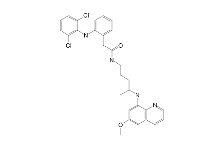 2-[2-(2,6-DICHLOROPHENYLAMINO)-PHENYL]-N-[4-(6-METHOXYQUINOLIN-8-YL-AMINO)-PENTYL]-ACETAMIDE