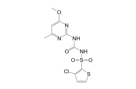 2-Thiophenesulfonamide, 3-chloro-N-[[(4-methoxy-6-methyl-2-pyrimidinyl)amino]carbonyl]-