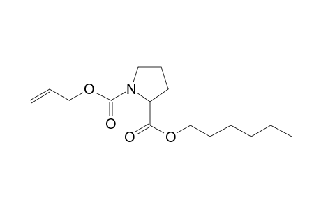 L-Proline, N-allyloxycarbonyl-, hexyl ester