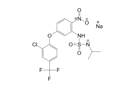 Sulfamide, N-[5-[2-chloro-4-(trifluoromethyl)phenoxy]-2-nitrophenyl]-N'-(1-methylethyl)-, monosodium salt