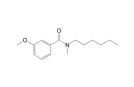 Benzamide, 3-methoxy-N-methyl-N-hexyl-