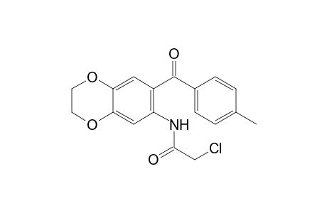2-Chloro-N-{7-[(4-methylphenyl)carbonyl]-2,3-dihydro-1,4-benzodioxin-6-yl}acetamide