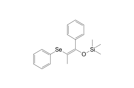 1-Phenyl-2-phenylseleno-1-trimethylsiloxypropene