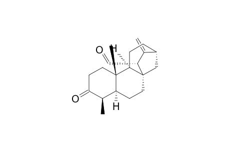 19-Norkaur-16-ene-15-carboxaldehyde, 3-oxo-, (4.beta.,15.alpha.)-