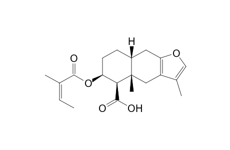 3beta-(Angeloyloxy)furanoeremophilane-15-acid