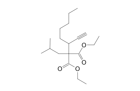 2-(1-Ethynylhexyl)-2-isobutylmalonic acid diethyl ester
