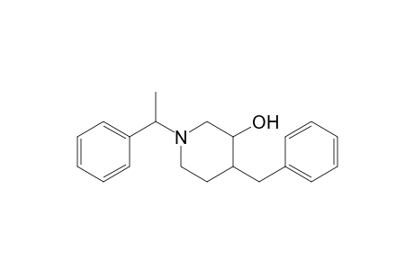 N-[.alpha.-Methylbenzyl]-3-hydroxy-4-benzyl-piperidine