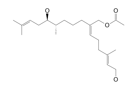 (2-E,6-Z,11-S,12-R)-3,7,11,15-TETRAMETHYLHEXADECA-2,6,14-TRIEN-7-[(ACETYLOXY)-METHYL]-1,12,19-TRIOL