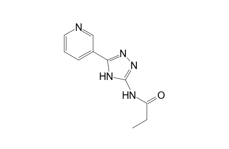 Propanamide, N-[5-(3-pyridinyl)-4H-1,2,4-triazol-3-yl]-