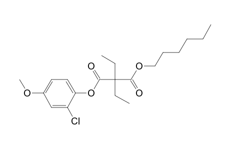 Diethylmalonic acid, 2-chloro-4-methoxyphenyl hexyl ester