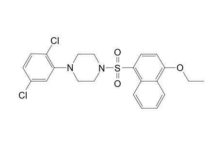 1-(2,5-Dichlorophenyl)-4-[(4-ethoxy-1-naphthyl)sulfonyl]piperazine