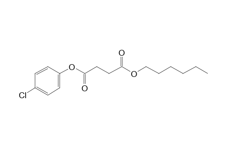 Succinic acid, 4-chlorophenyl hexyl ester