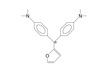 (2-Furyl)-bis(4-<N,N-dimethylamino>-phenyl)-methyl cation