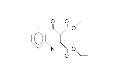 1-Methyl-4(1H)-quinolone-2,3-dicarboxylic acid, diethyl ester
