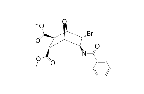 DIMETHYL-(1RS,2RS,3SR,4SR,5SR,6RS)-5-EXO-(BENZOYLAMINO)-6-ENDO-BROMO-7-OXABICYCLO-[2.2.1]-HEPTANE-2-EXO,3-EXO-DICARBOXYLATE