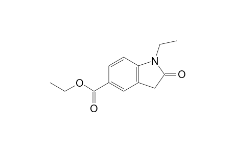 1-Ethyl-2-keto-indoline-5-carboxylic acid ethyl ester