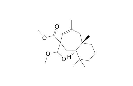 Dimethyl 4,4,8,9a-tetramethyl-1,2,3,4a,5,9-hexahydro-1H-benzo[7]annulene-6,6-dicarboxylate