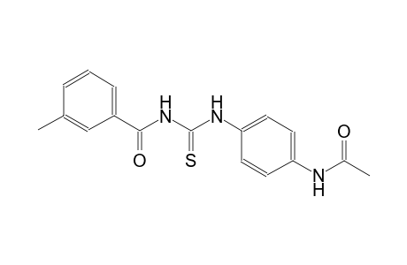 N-[4-({[(3-methylbenzoyl)amino]carbothioyl}amino)phenyl]acetamide