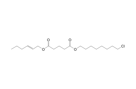 Glutaric acid, hex-2-en-1-yl 8-chlorooctyl ester