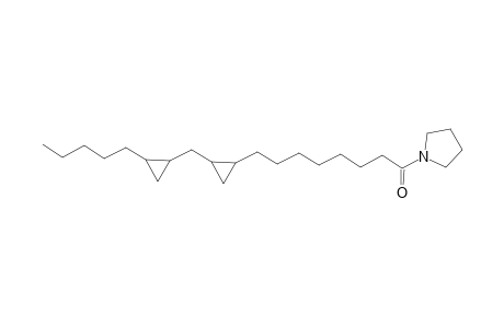 Pyrrolidine, 1-[1-oxo-8-[2-[(2-pentylcyclopropyl)methyl]cyclopropyl]octyl]-