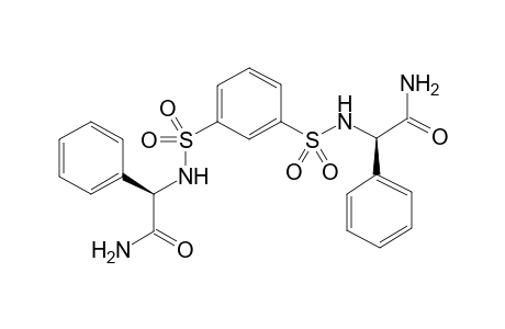 (R)-2-{3-[((R)-Carbamoyl-phenyl-methyl)-sulfamoyl]-benzenesulfonylamino}-2-phenyl-acetamide