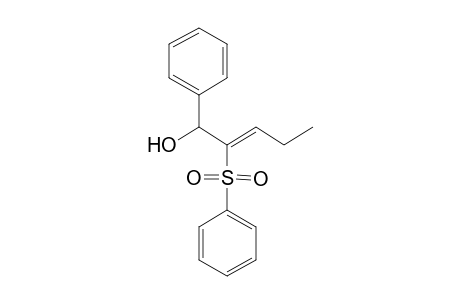 2-(Phenylsulfonyl)-1-phenylpent-2-en-1-ol