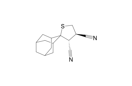 Spiro[Adamantane-2,2'-thiolane]-3',4'-(trans)-dicarbonitrle
