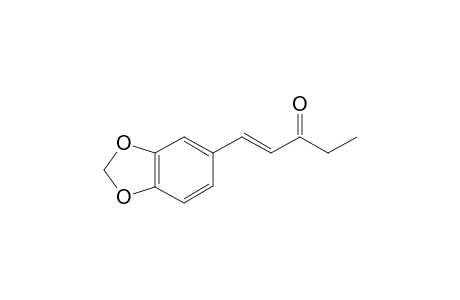 (E)-1-(1,3-benzodioxol-5-yl)-1-penten-3-one