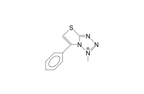 3-Methyl-5-phenyl-thiazolo(3,2-D)tetrazolium cation