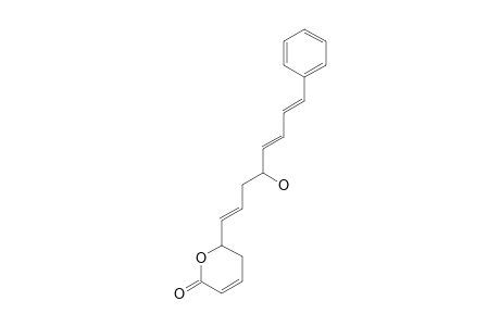(+)-6-(4'-HYDROXY-8'-PHENYLOCT-1',5'-7-TRIENYL)-5,6-DIHYDRO-2H-PHYRAN-2-ONE