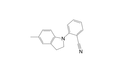 Benzonitrile, 2-(2,3-dihydro-5-methyl-1H-indol-1-yl)-