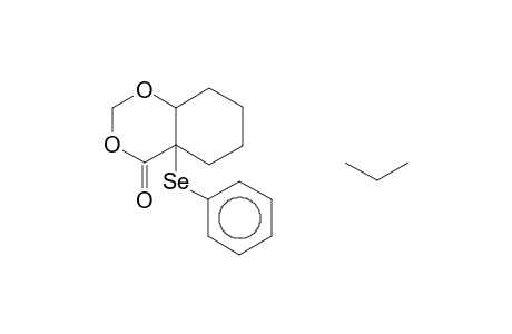 2-ISOPROPYL-4A-PHENYLSELANYLHEXAHYDRO-BENZO[1,3]DIOXIN-4-ONE
