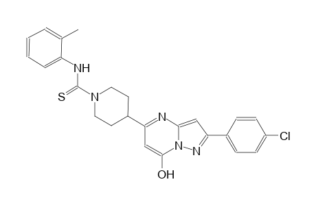 1-piperidinecarbothioamide, 4-[2-(4-chlorophenyl)-7-hydroxypyrazolo[1,5-a]pyrimidin-5-yl]-N-(2-methylphenyl)-