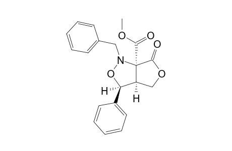 (3S,3aS,6aS)-Tetrahydro-6a-(methoxycarbonyl)-3-phenyl-1-(phenylmethyl)-1H,6H-furo[3,4-c]isoxazol-6-one