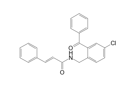 N-(2'-Benzoyl-4'-chlorophenyl)-methylcinnamic Acid - Amide