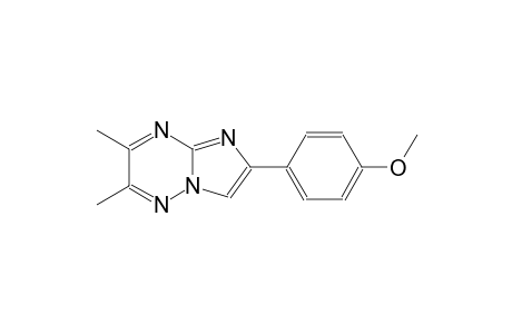 6-(4-Methoxy-phenyl)-2,3-dimethyl-imidazo[1,2-b][1,2,4]triazine