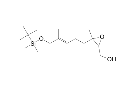 Oxiranemethanol, 3-[5-[[(1,1-dimethylethyl)dimethylsilyl]oxy]-4-methyl-3-pentenyl]-3-methyl-, [2.alpha.,3.beta.(E)]-(.+-.)-