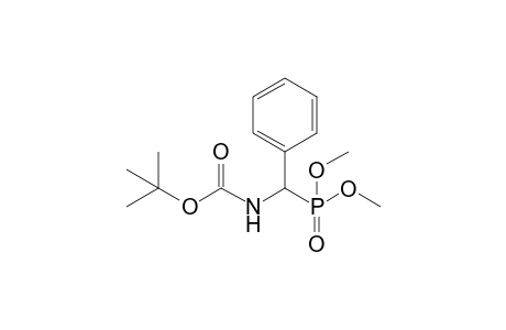 Dimethyl .alpha.tert-butoxycarbonylaminobenzylphosphonate