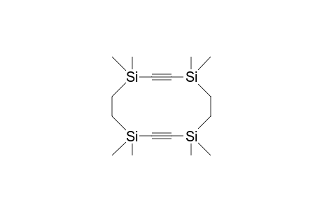 Octamethyl-1,4,7,10-tetrasila-5,11-cyclododecadiyne