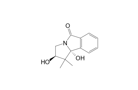 1,1-Dimethyl-9b.alpha.,2.beta.-dihydroxy-1,2,3,9b-tetrahydro-5H-pyrrolo[2,1-a]isoindol-5-one
