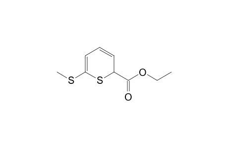 6-(methylthio)-2H-thiopyran-2-carboxylic acid ethyl ester