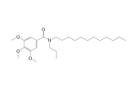 Benzamide, 3,4,5-trimethoxy-N-propyl-N-dodecyl-