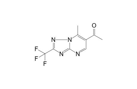 1-Ethanone, 1-[7-methyl-2-(trifluoromethyl)[1,2,4]triazolo[1,5-a]pyrimidin-6-yl]-