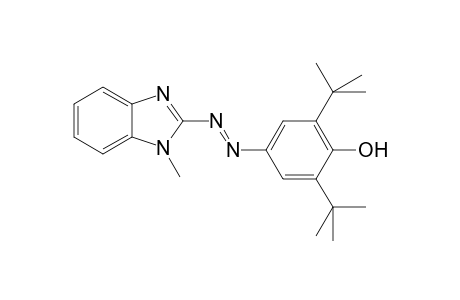 2,6-Di-tert-butyl-4-(1-methyl-1H-benzoimidazol-2-ylazo)-phenol