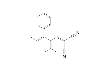 2-(2-isopropylidene-4-methyl-3-phenyl-pent-3-enylidene)malononitrile