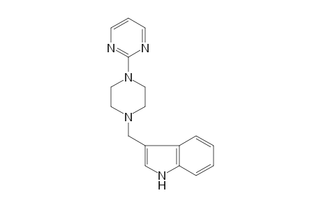 Piperazine, 1-(3-indolylmethyl)-4-(2-pyrimidyl)-