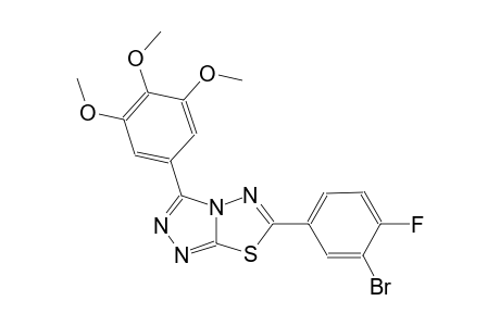 [1,2,4]triazolo[3,4-b][1,3,4]thiadiazole, 6-(3-bromo-4-fluorophenyl)-3-(3,4,5-trimethoxyphenyl)-