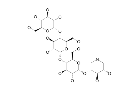 (3R,4R,5S)-4,5-DIHYDROXYPIPERIDINE-3-YL-BIS-[O-ALPHA-D-GLUCOPYRANOSYL-(1->4)]-ALPHA-D-GLUCOPYRANOSIDE